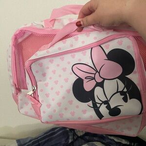 Minnie Mouse 2 piece travel accessory bags